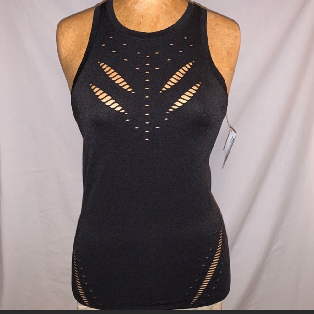 NWT Victoria’s Secret sport seamless black tank S - Picture 3 of 6